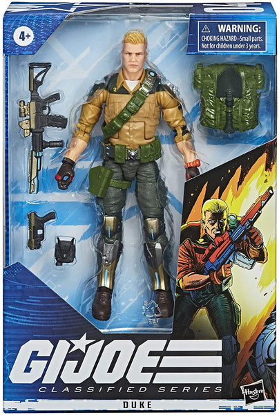 Hasbro G.I. Joe Classified Series Duke Action Figure Collectible 04 Premium Toy with Multiple Accessories 6-Inch Scale with Custom Package Art