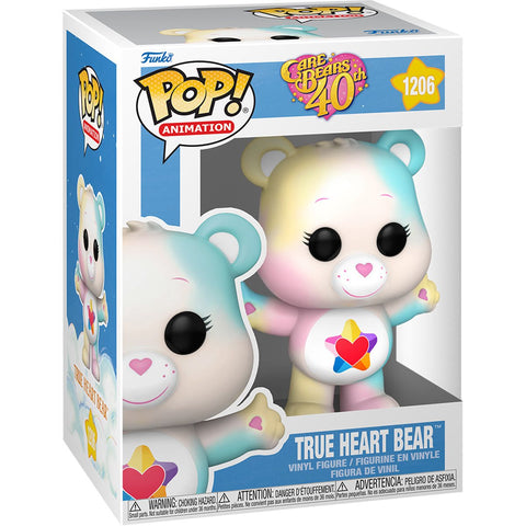 Funko Pop! Animation : Care Bears 40th Anniversary - True Heart Bear #1206 (Chance at Chase)