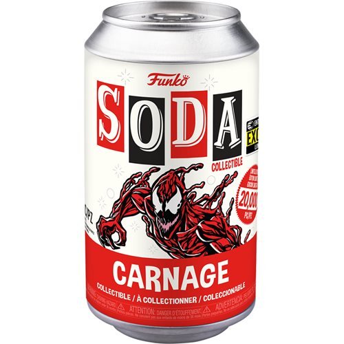 Funko Vinyl SODA: Marvel – Carnage with Chase - Entertainment Earth Exclusive (Pre-Order)