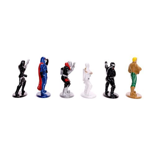 Jada Toys G.I. Joe 1.65" Die-cast Metal Collectible Figures 6-Pack