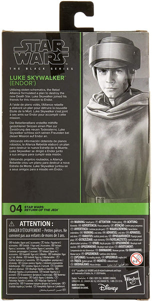 STAR WARS The Black Series Luke Skywalker (Endor) Toy 6-Inch Scale Return of The Jedi Collectible Figure