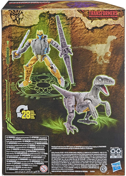 Transformers Toys Generations War for Cybertron: Kingdom Voyager WFC-K18 Dinobot Action Figure - 7-inch