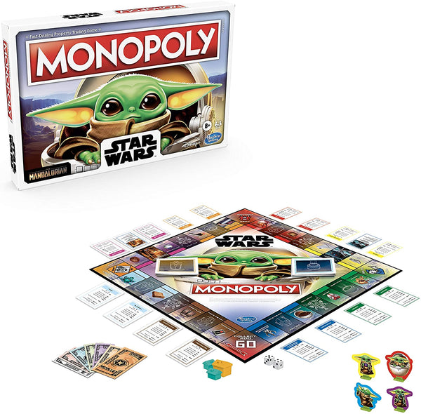 Monopoly: Star Wars The Child Edition Board Game for Families and Kids Ages 8 and Up, Featuring The Child, Who Fans Call Baby Yoda