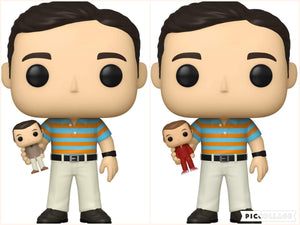 Funko Pop! Movies: 40 Year Old Virgin - Andy Holding Oscar (Chase Bundle)