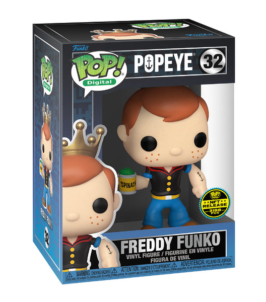 Funko Pop! NFT: Retro Comics Series 1 - Freddy Funko as Popeye - Limited Edition 3198