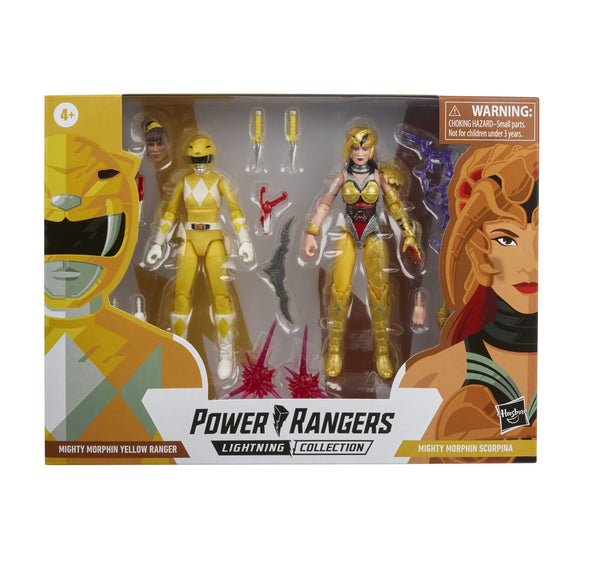 Power Rangers Lightning Collection Mighty Morphin Yellow Ranger Vs. Scorpina 2-Pack (Amazon)