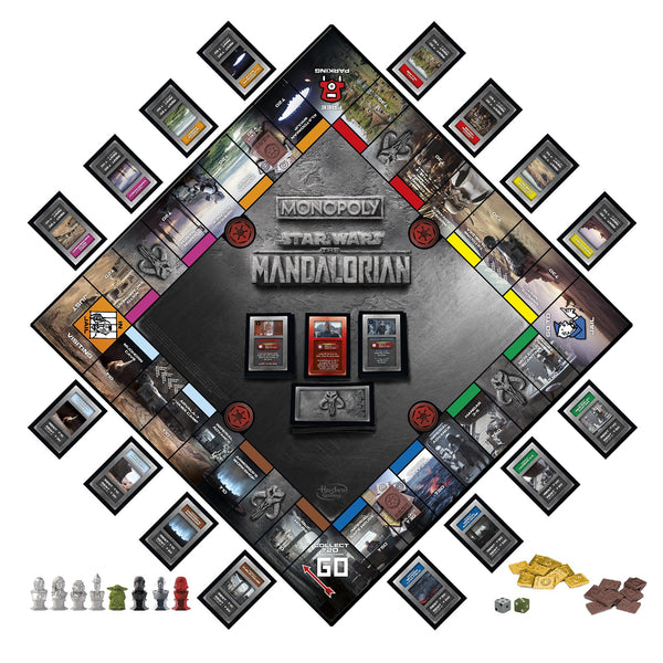 Monopoly: Star Wars The Mandalorian Edition Game With Exclusive Remnant Stormtrooper Figure