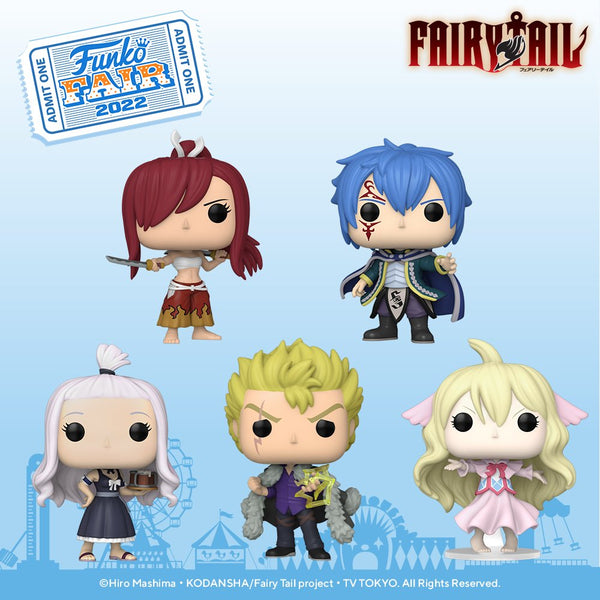Funko Pop! Animation : Fairy Tail 2022 Wave (IN STOCK)