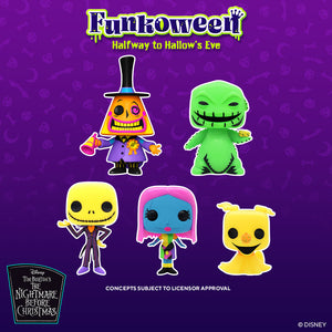 Funko Pop! Tim Burton's The Nightmare Before Christmas Blacklight Wave