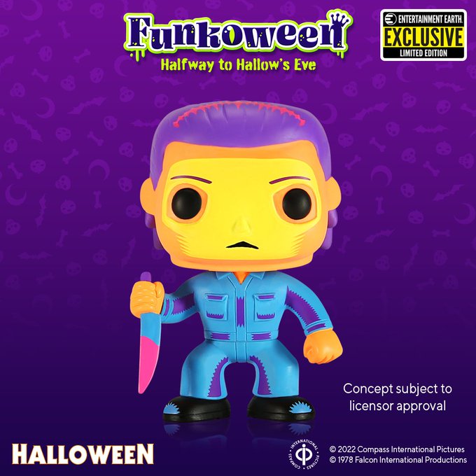 Funko Pop! Movies: Halloween - Blacklight Michael Myers - Entertainment Earth Exclusive (PRE-ORDER)