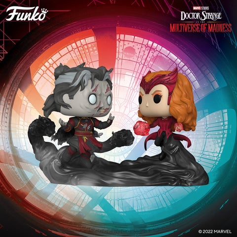 Funko Pop! Moments: Doctor Strange in the Multiverse of Madness - Dead Strange and The Scarlet Witch #1027 (PRE-ORDER)