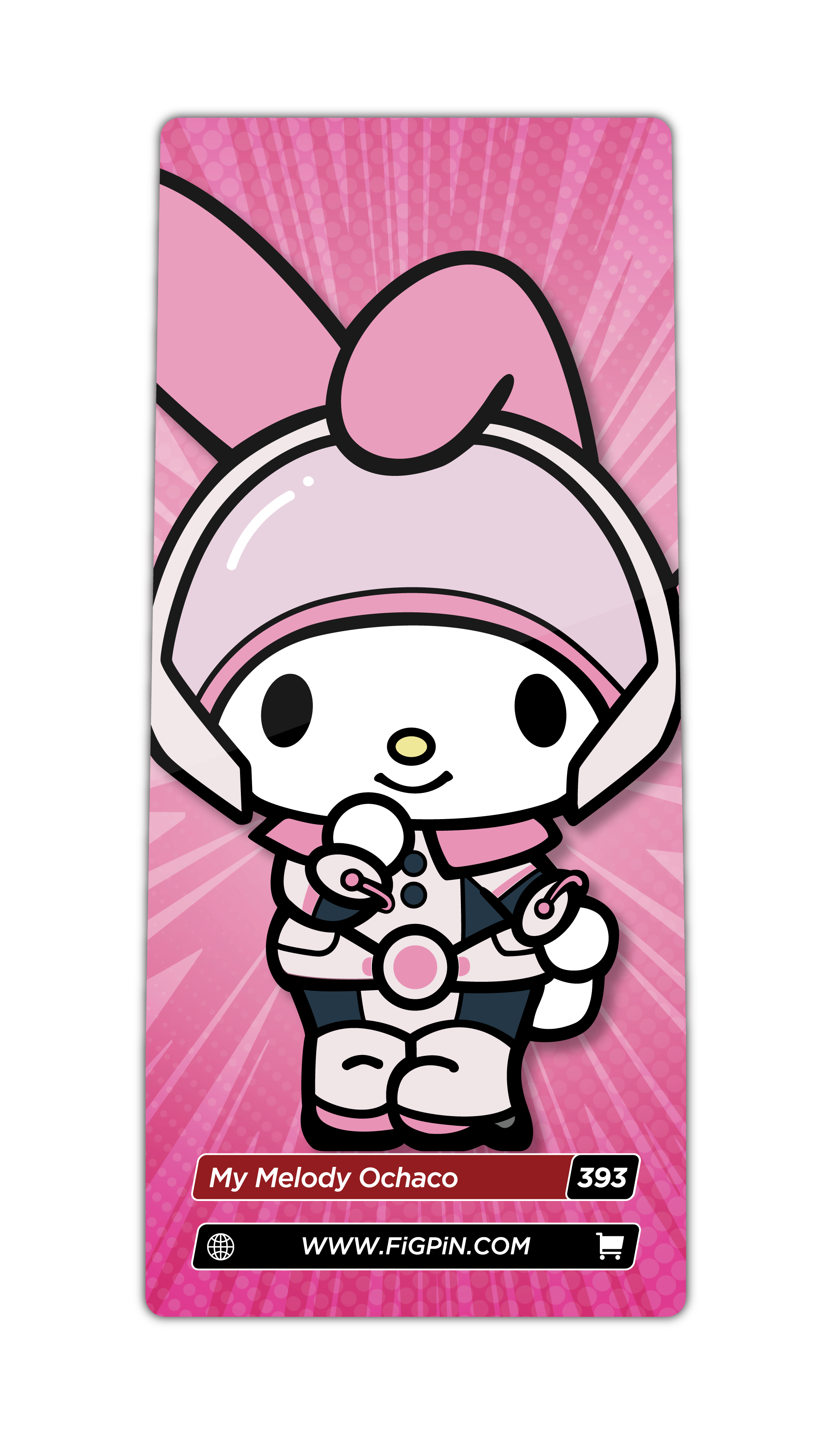 My Hero Academia x Sanrio My Melody Ochaco Uraraka FiGPiN Classic