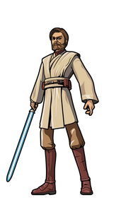FiGPiN Classic: Star Wars: The Clone Wars - Obi-Wan Kenobi #517