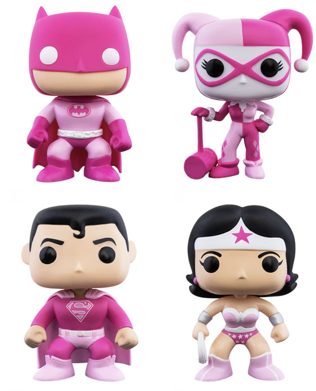 Funko POP! Heroes: Breast Cancer Awareness Harley Quinn – 9 Cm Vinyl-Figur, Sammlerstück In Fensterbox