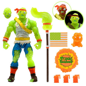 Toxic Crusader Ultimates Radioactive Red Rage Toxie 7-Inch Action Figure