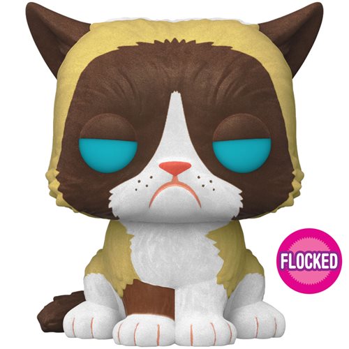 Funko Pop! Icons: Grumpy Cat - Flocked #60 - Entertainment Earth Exclusive