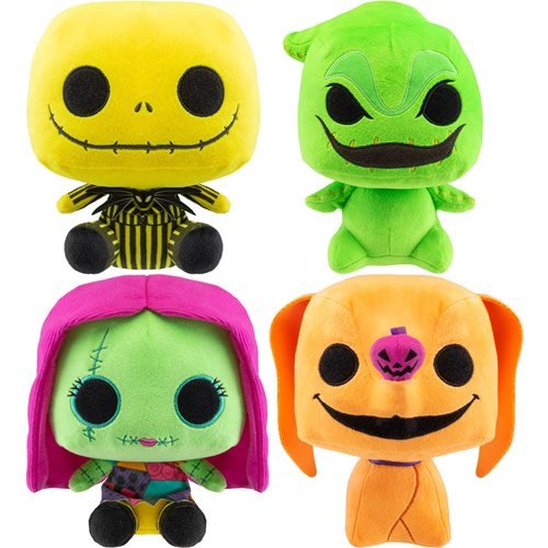 Funko Plushies Tim Burton s The Nightmare Before Christmas Blacklight AAA Toys and Collectibles