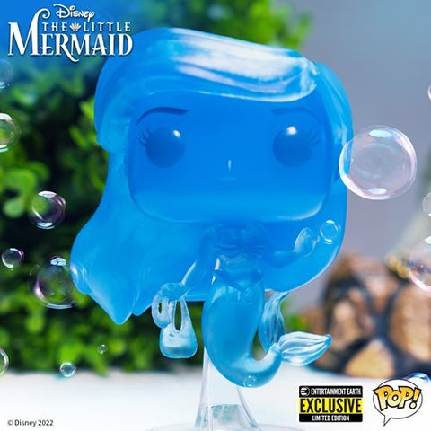 The Little Mermaid Ariel Blue Translucent Pop! Vinyl - Entertainment Earth Exclusive (In Stock)