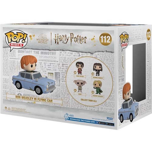 Funko Pop! Ride: Harry Potter and the Chamber of Secrets 20th Anniversary - Ron Weasley in Flying Car #112