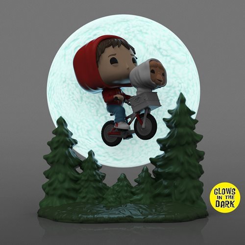 Funko Pop! Movie Moment: E.T. 40th Anniversary - Elliot and ET Flying Glow in the Dark Moment #1259 (PRE-ORDER)
