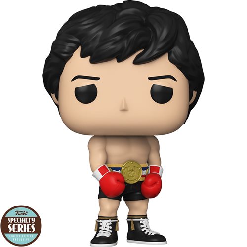 Funko Pop! Movies: Rocky 45th Anniversary - Rocky with Gold Belt #1180 - Specialty Series