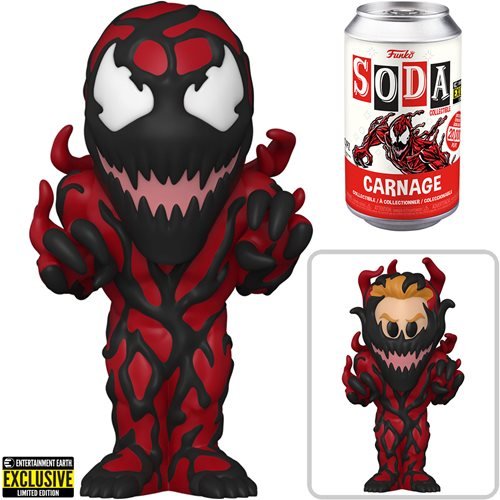 Funko Vinyl SODA: Marvel – Carnage with Chase - Entertainment Earth Exclusive (Pre-Order)
