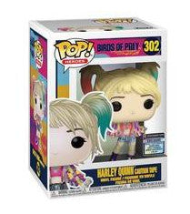 Birds of Prey Harley Quinn Caution Tape Pop! Vinyl Figure with Collectible Card - Entertainment Earth Exclusive