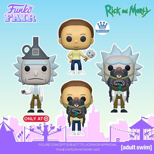 Funko POP! Animation: Rick and Morty - 2021 Wave, 5 Pops (One 10-inch)