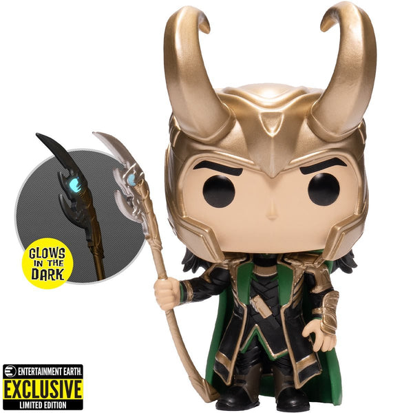 Funko Pop! Marvel : Loki with Scepter - Entertainment Earth Exclusive (PRE-ORDER)