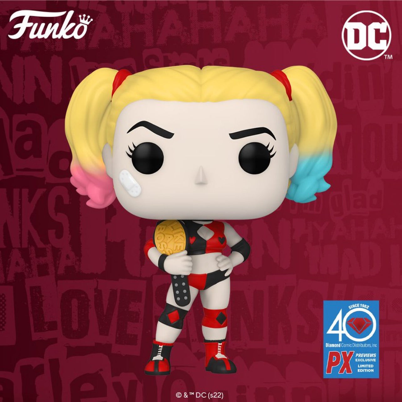 Funko Pop! Heroes: DC - Harley Quinn with Belt #436 - PX Exclusive (Pre-Order)