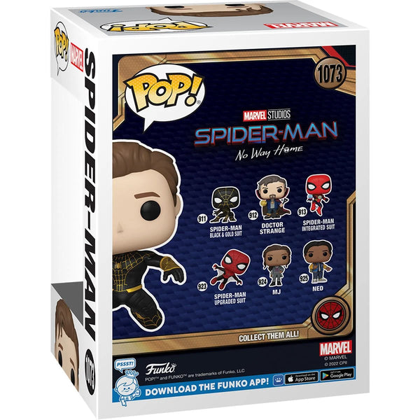 Funko Pop! Marvel: Spider-Man No Way Home Unmasked Black Suit - AAA Anime Exclusive (Common Pop!)