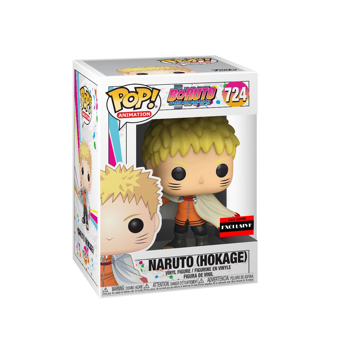 Funko Pop! Animation Naruto buy Hokage 724 AAA CHASE AUTHENTIC 100% WT HARD Stack.