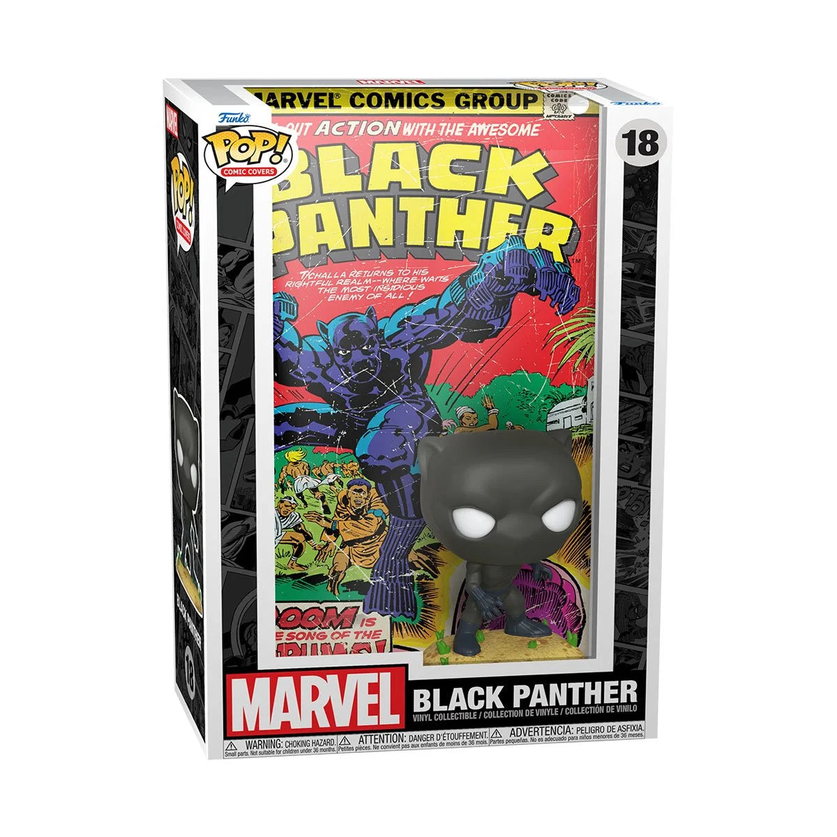Funko Pop! Vinyl Comics Cover : Marvel - Black Panther #18 – AAA