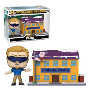 Funko POP! Town : South Park - South Park Elementary with PC Principal
