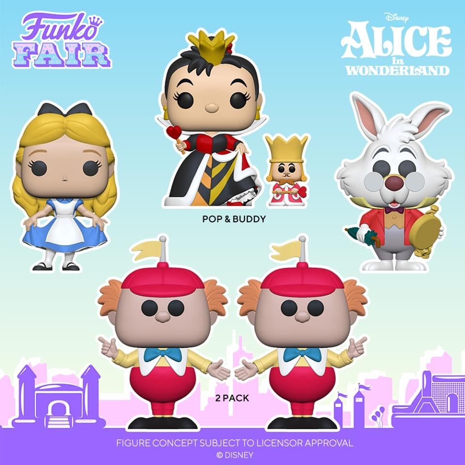 Alice In wonderland bundle hotsell funko pop