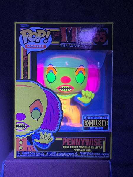 Funko Pop! Movies: IT - Blacklight Pennywise - Entertainment Earth Exclusive