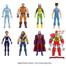 X-Men Age of Apocalypse Marvel Legends 6-Inch Action Figures Wave, case of 7.  Colossus Build A Figure