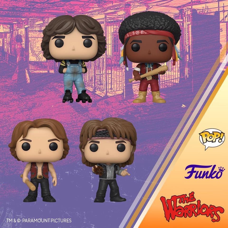 Funko Pop! Bundle of 4: Warriors - Swan, Cochise, Luther and Rollerskate Gang Leader