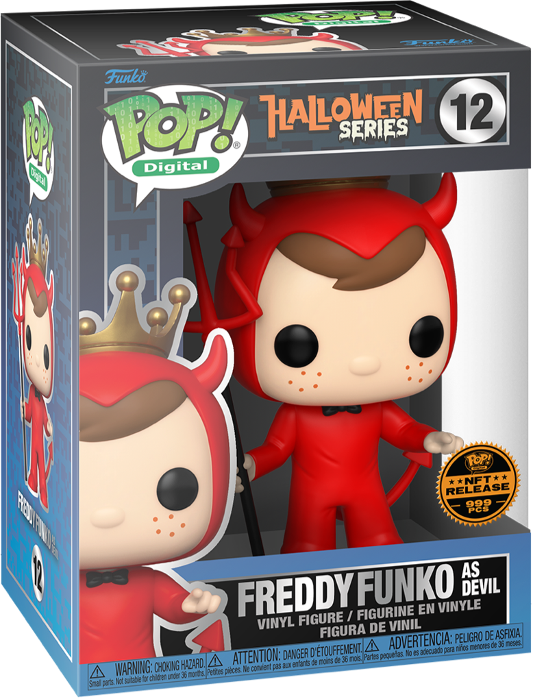 Funko Pop! NFT: Halloween Series 1 - Freddy Funko as Devil #12 - Limited Edition 999
