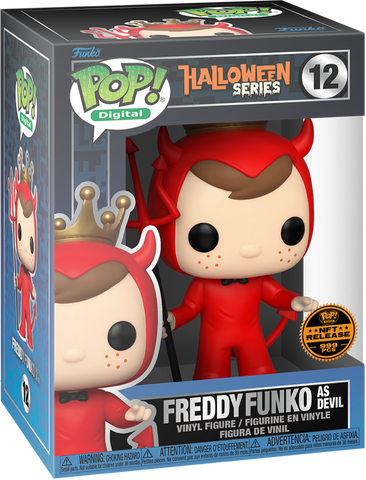 Funko Pop! NFT: Halloween Series 1 - Freddy Funko as Devil #12 - Limited Edition 999