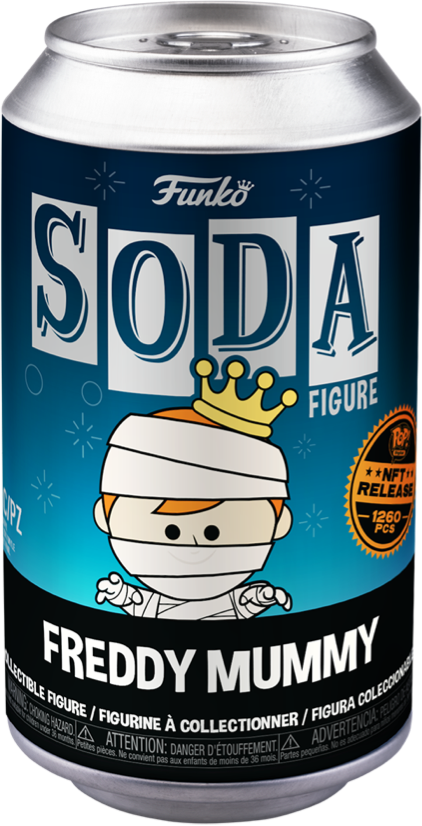 Funko Pop! NFT: Halloween Series 1 - Freddy Funko as Mummy Soda - Limited Edition 1260